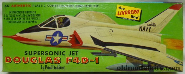 Lindberg 1/48 Douglas F4D-1 Skyray - (F4D1), 562-98 plastic model kit